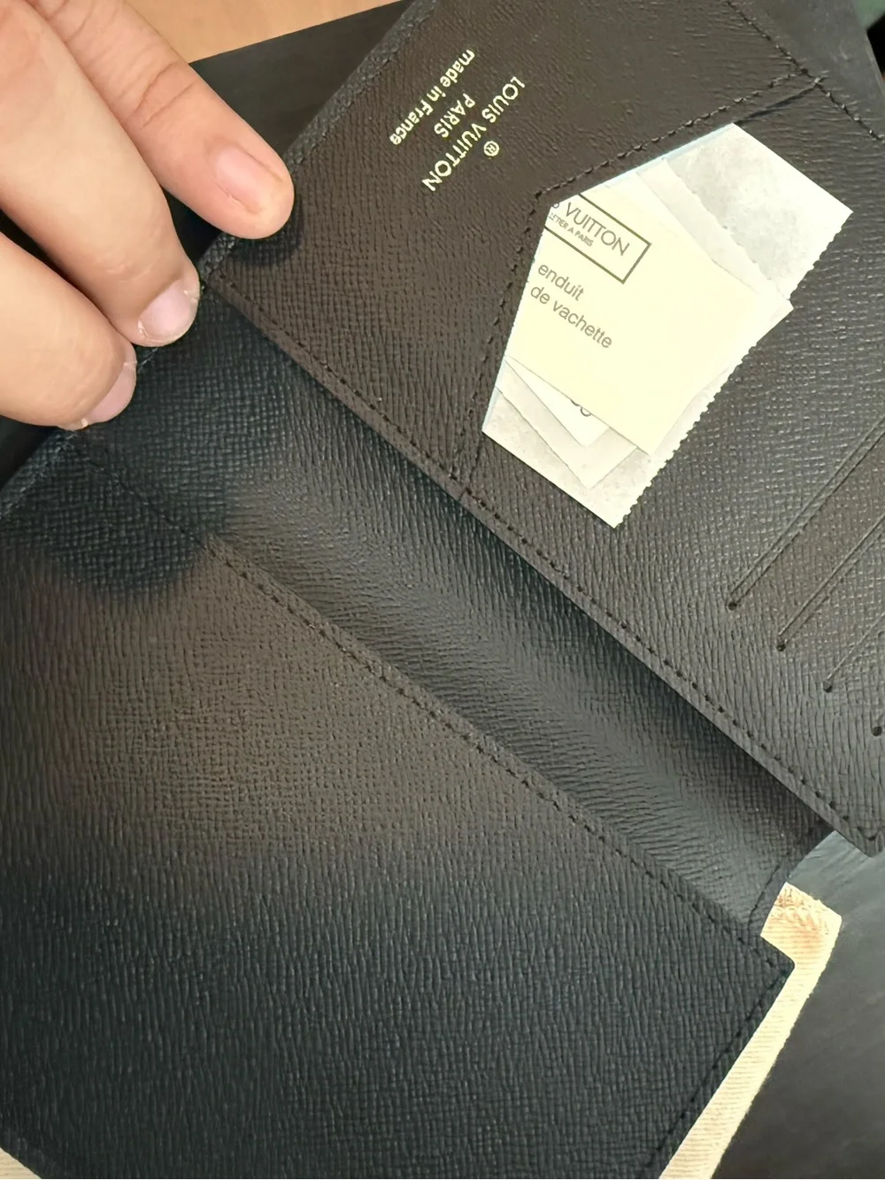 Louis Vuitton Monogram Eclipse Passport Holder - Picture 3 of 10